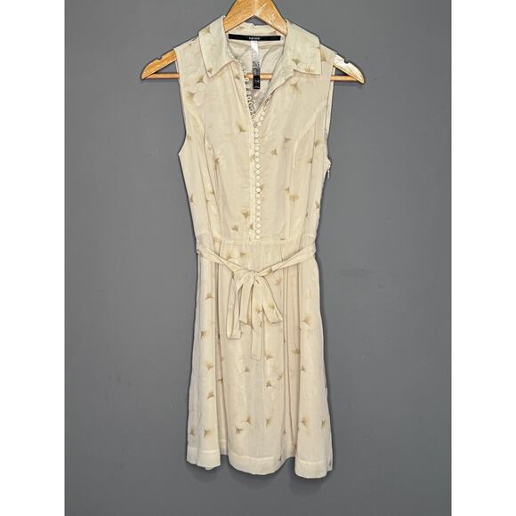 KENSIE Dress Button Down With Belt Strap  Size: XS - Picture 1 of 4